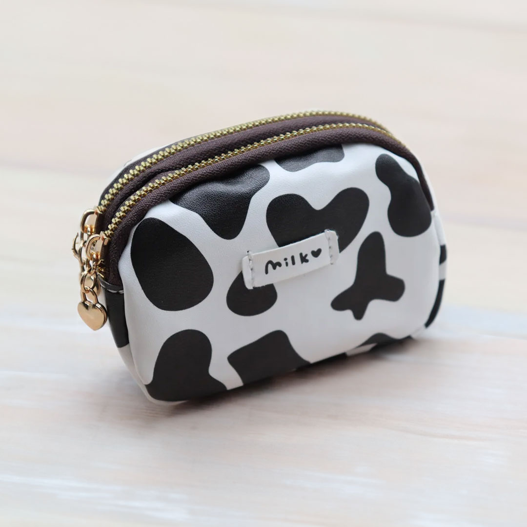 Monedero estampado vaquita