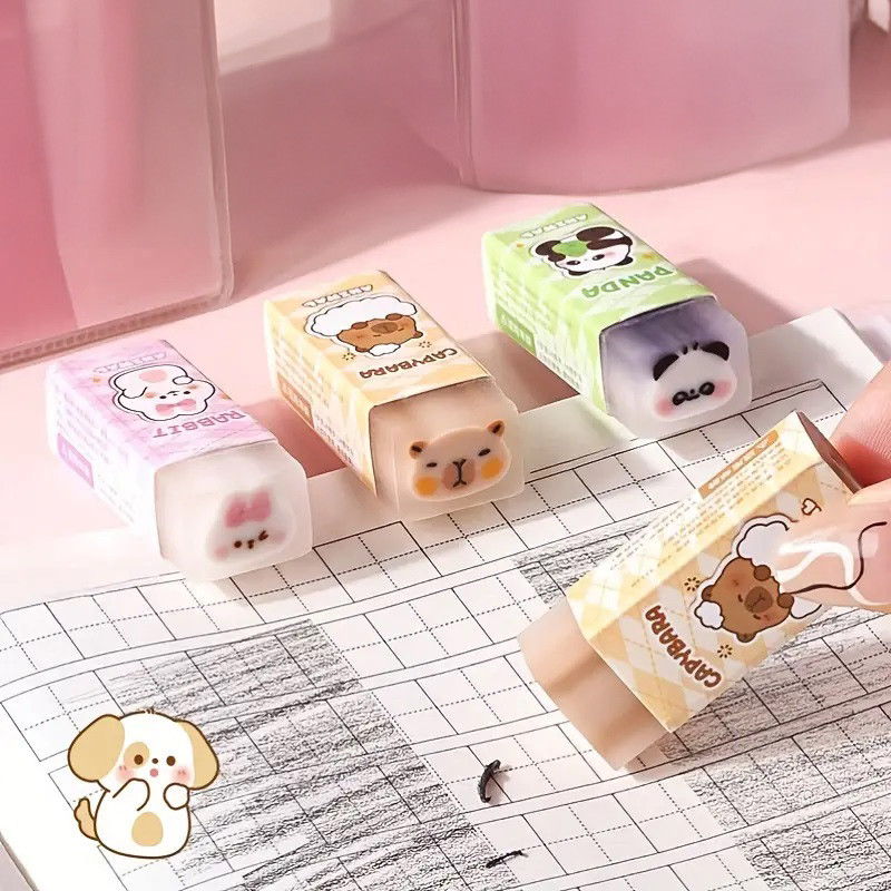 2 Borrador rectangular kawaii