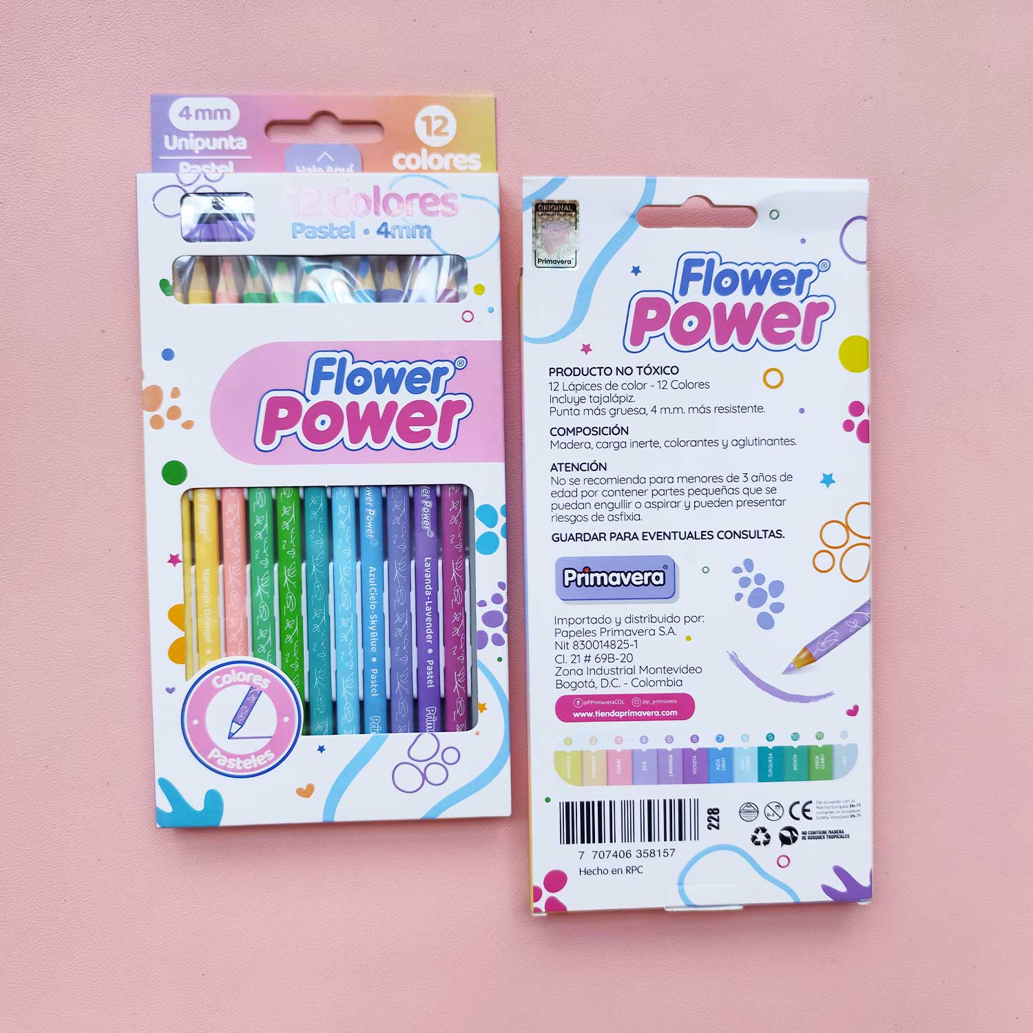 Caja-con-colores-pastel-12-unidades-mas-sacapunta-2 Colores pastel x12 - Flower Power