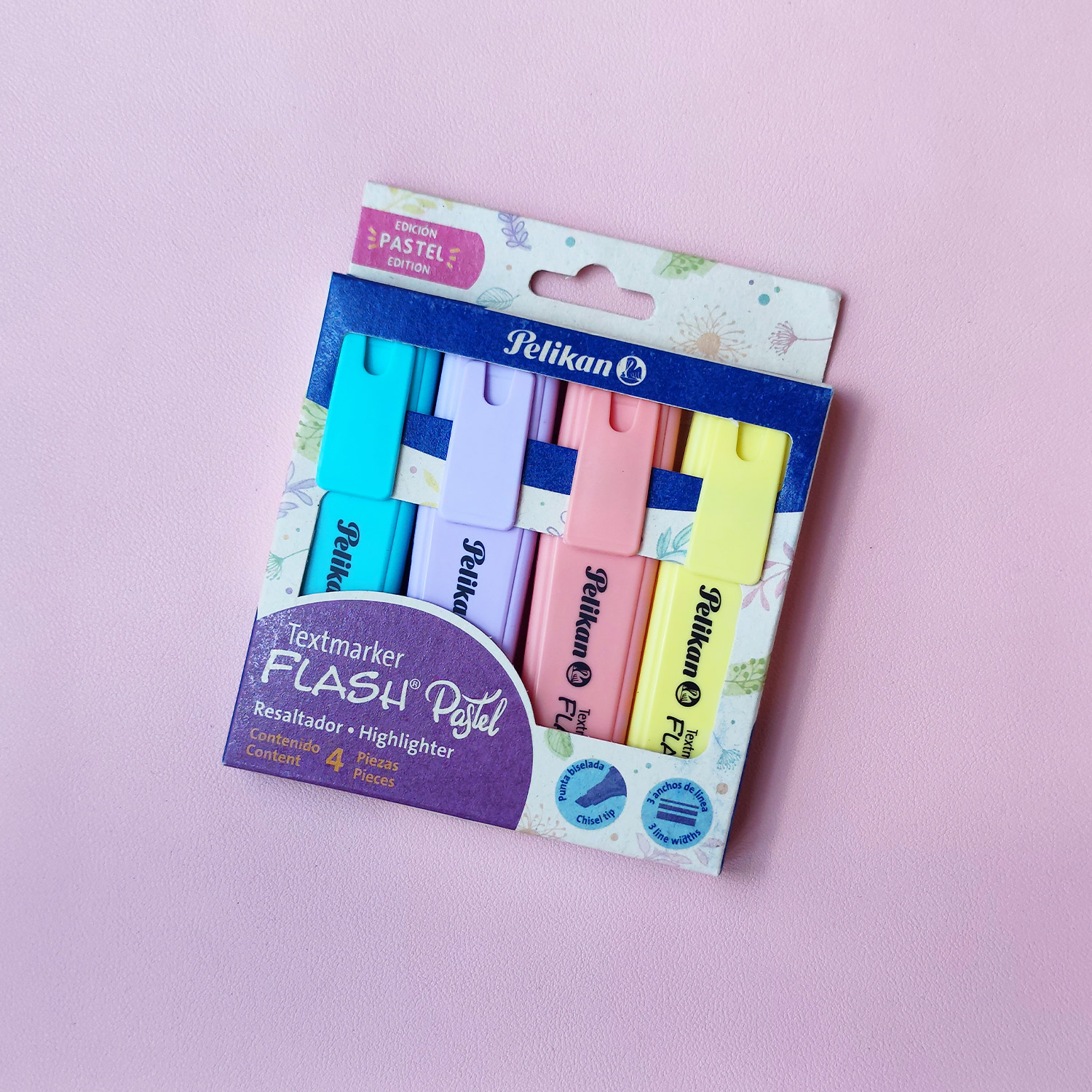 Resaltadors-pastel-4-pelikan Resaltadores pastel x4 - Pelikan