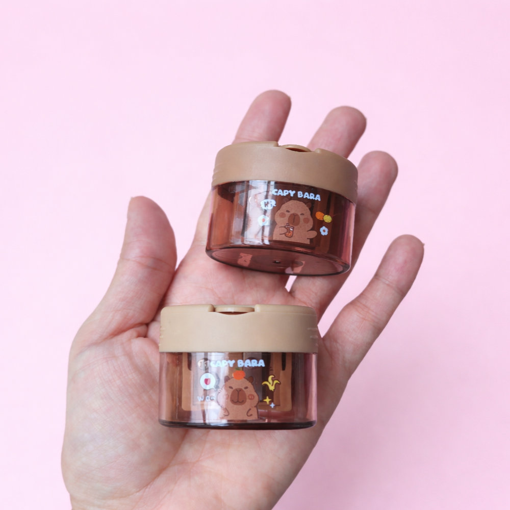 Sacapunta Capibara doble con depósito