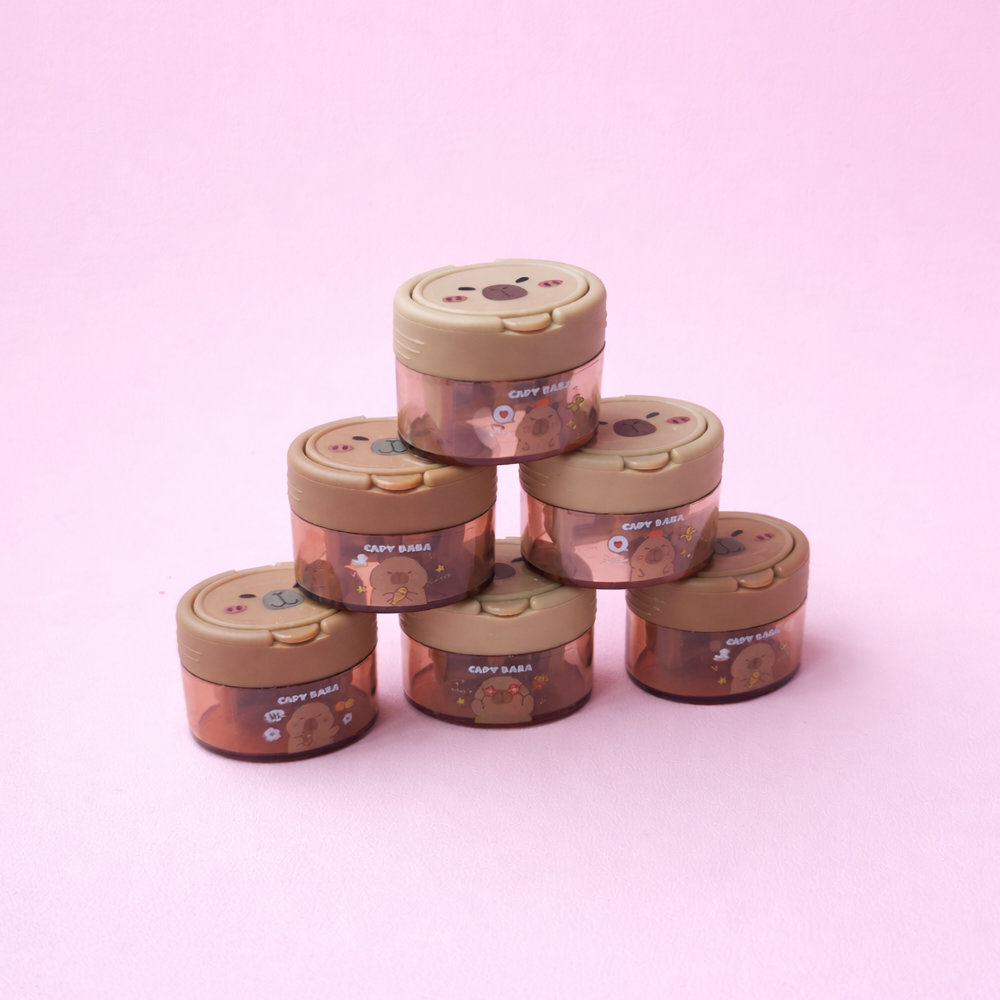 Sacapunta Capibara doble con depósito