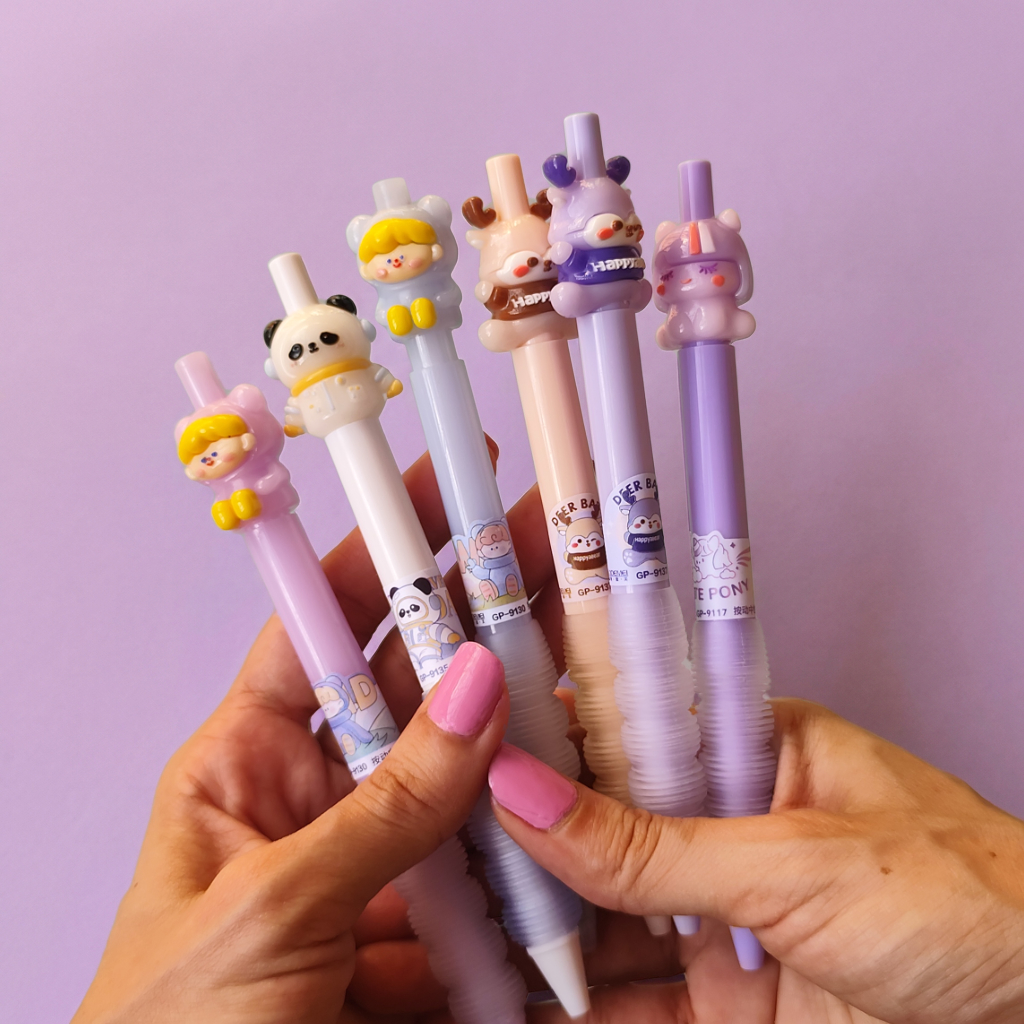 Lapicero Retráctil Kawaii